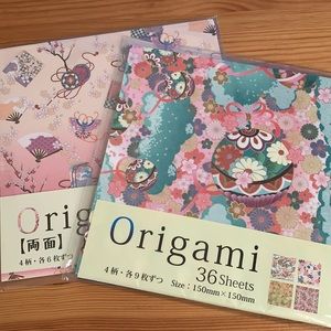 Origami paper from Japan set 2 packs 50 sheets NWT